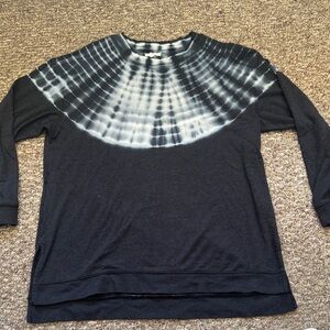 Maurices Monochrome Tie-Dye Crew Neck Sweater